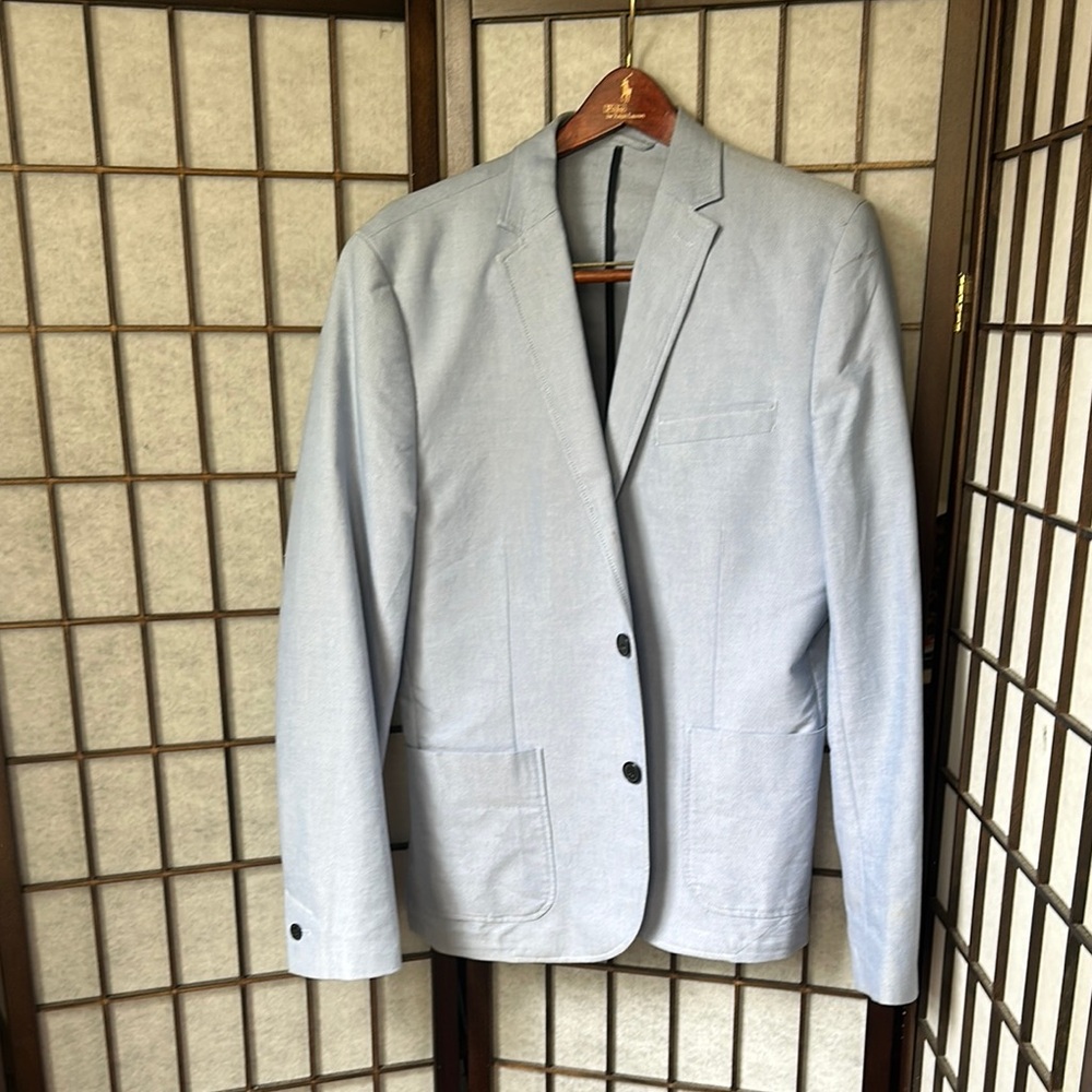 H&M Gray Sport Coat with Notched Lapel